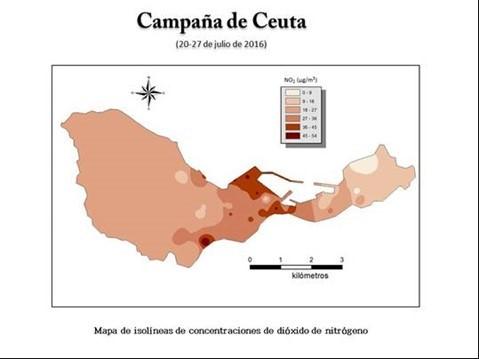 Mapa de la campaña de Ceuta